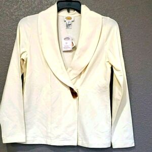 💥2/$30 Talbots knit jacket button accent sizw Small
